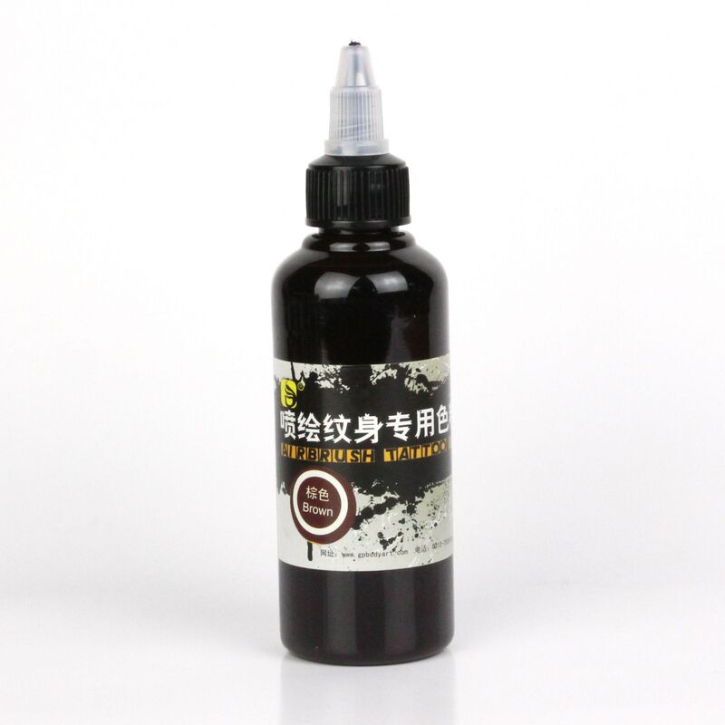 Hot Selling Long-Term Spray Tattoo Liquid Human Body Artificial Tattoo Tattoo 30Ml100Ml Spray Tattoo Pigment