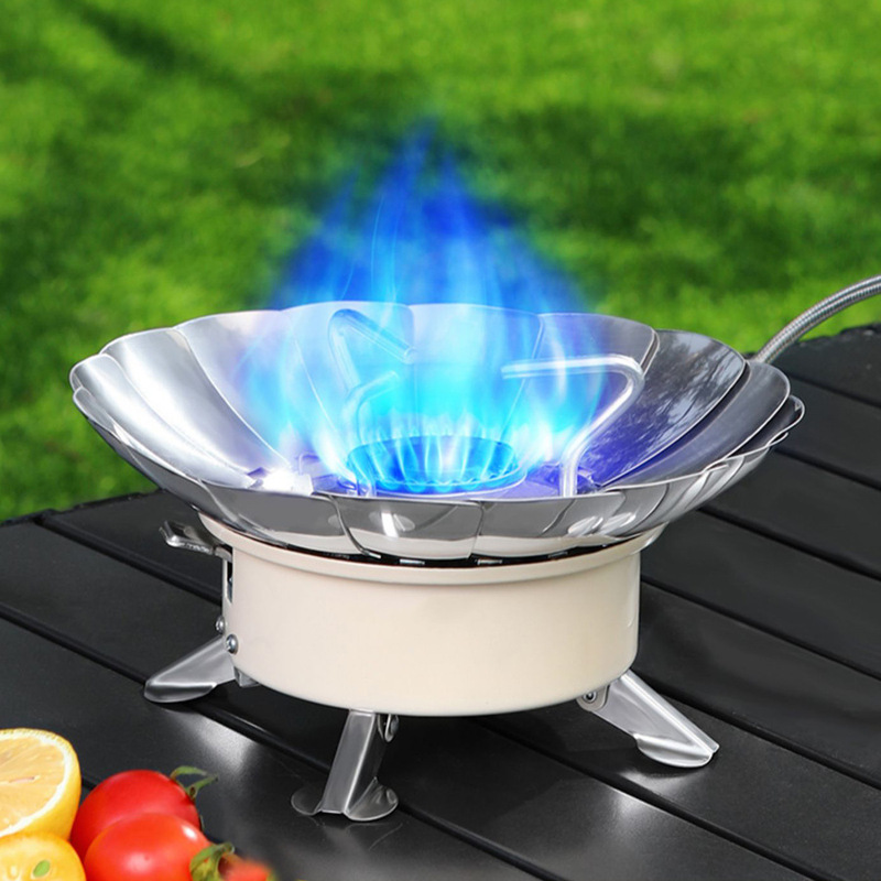 Outdoor Gas Stove Camping Windproof Stove Portable Water Boiling Tea Stove Tile Lotus Gas Stove Fierce Stove Outdoor Gas Stove Camping Windproof Stove Portable Water Boiling Tea Stove Tile Lotus Gas Stove Fierce Stove
