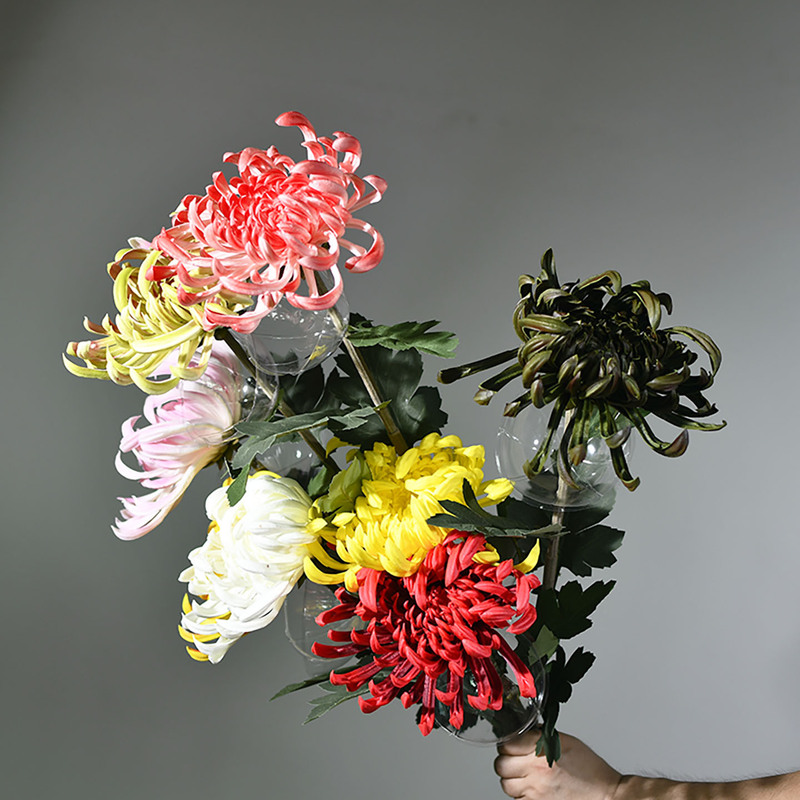 Simulated Pu Chrysanthemum Wholesale Cross-Border Single Large Flower Artificial Flower Scene Layout High-End Realistic Artificial Flower Simulated Pu Chrysanthemum Wholesale Cross-Border Single Large Flower Artificial Flower Scene Layout High-End Realistic Artificial Flower