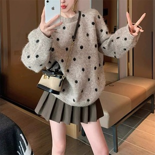 ��ɫ���c���^ë��Ůʽ2025�¿��ﶬ�Ӻ������e㼑��L�ȴ�ᘿ���