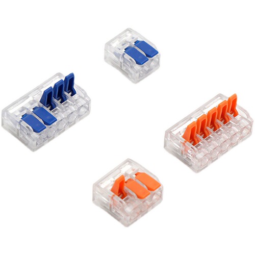 Jingming quick terminal LT-412-413-414-415 soft and hard wire connector one in and one out parallel connector