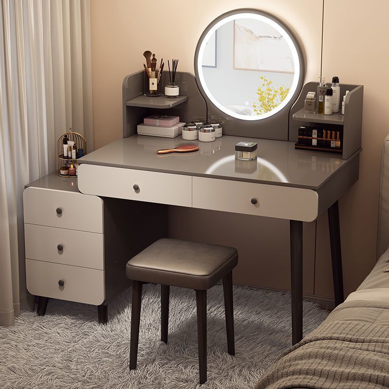Dressing Table Bedroom Simple Modern Dressing Table 2025 New Master Bedroom High-End Storage Cupboard Integrated Dressing Table