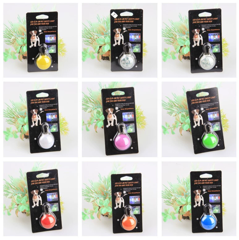 Оптовая Продажа с фабрики зоотоваров светодиодная светящаяся собака вывеска ночью мигает анти-потерянная сигнальная лампа ювелирных изделий