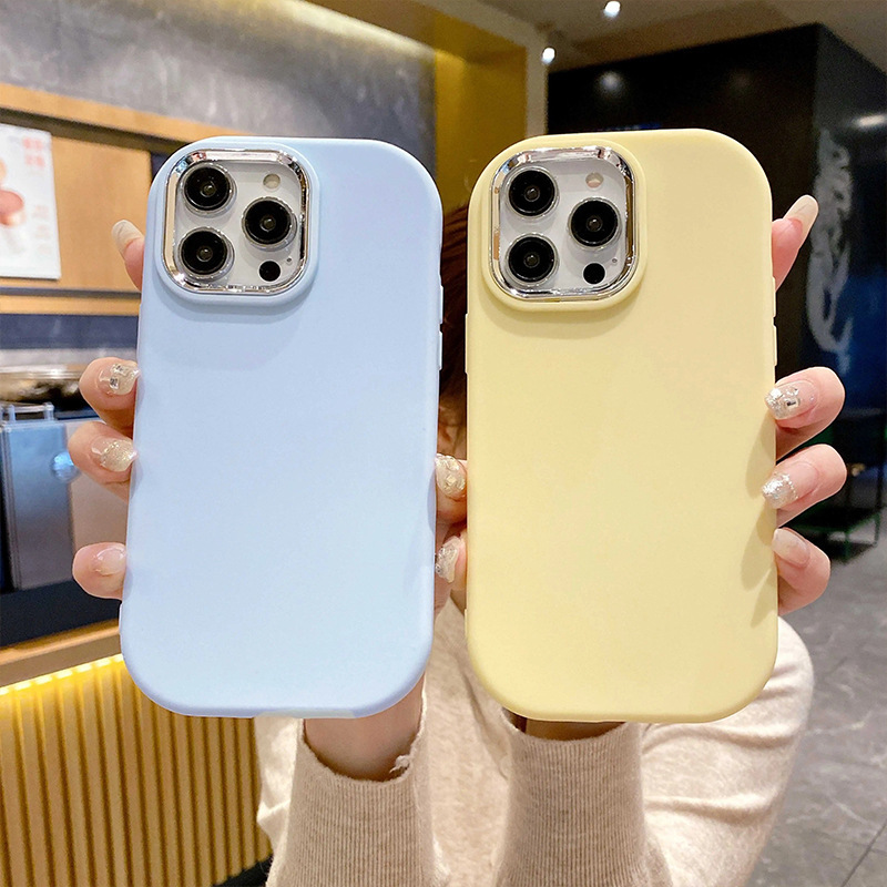 金属小胖妹适用iphone11手机壳XS Max简约XR硅胶X/XS苹果保护套|undefined