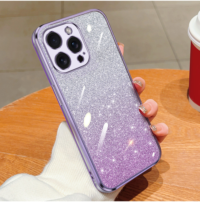 跨境适用红米A5手机壳电镀闪粉小米POCO F7Ultra软红米note14pro+|undefined