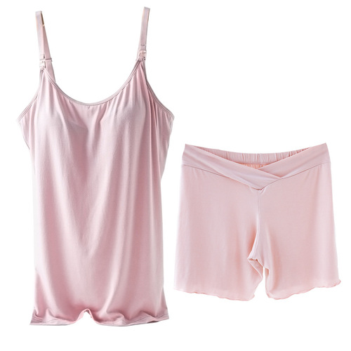 Maternity nursing set, home large size breastfeeding bra set, pregnancy period breast milk maternity wear, breathable, can be worn outside