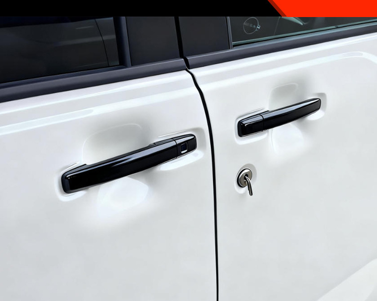 Suitable for 25 Mitsubishi Delica Mini Modified Car Door Handle Decorative Stickers Door Handle Handle Trim Strips