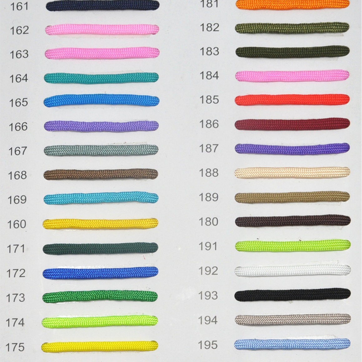 Fábrica 550 libras siete núcleos paraguas cuerda tienda cordón salvavidas pulsera cuerda trenzada 3 M hecho a mano DIY traje mano cuerda