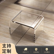 批发入户儿童换鞋凳北欧小椅子现代家居矮凳透明亚克力直播展示台