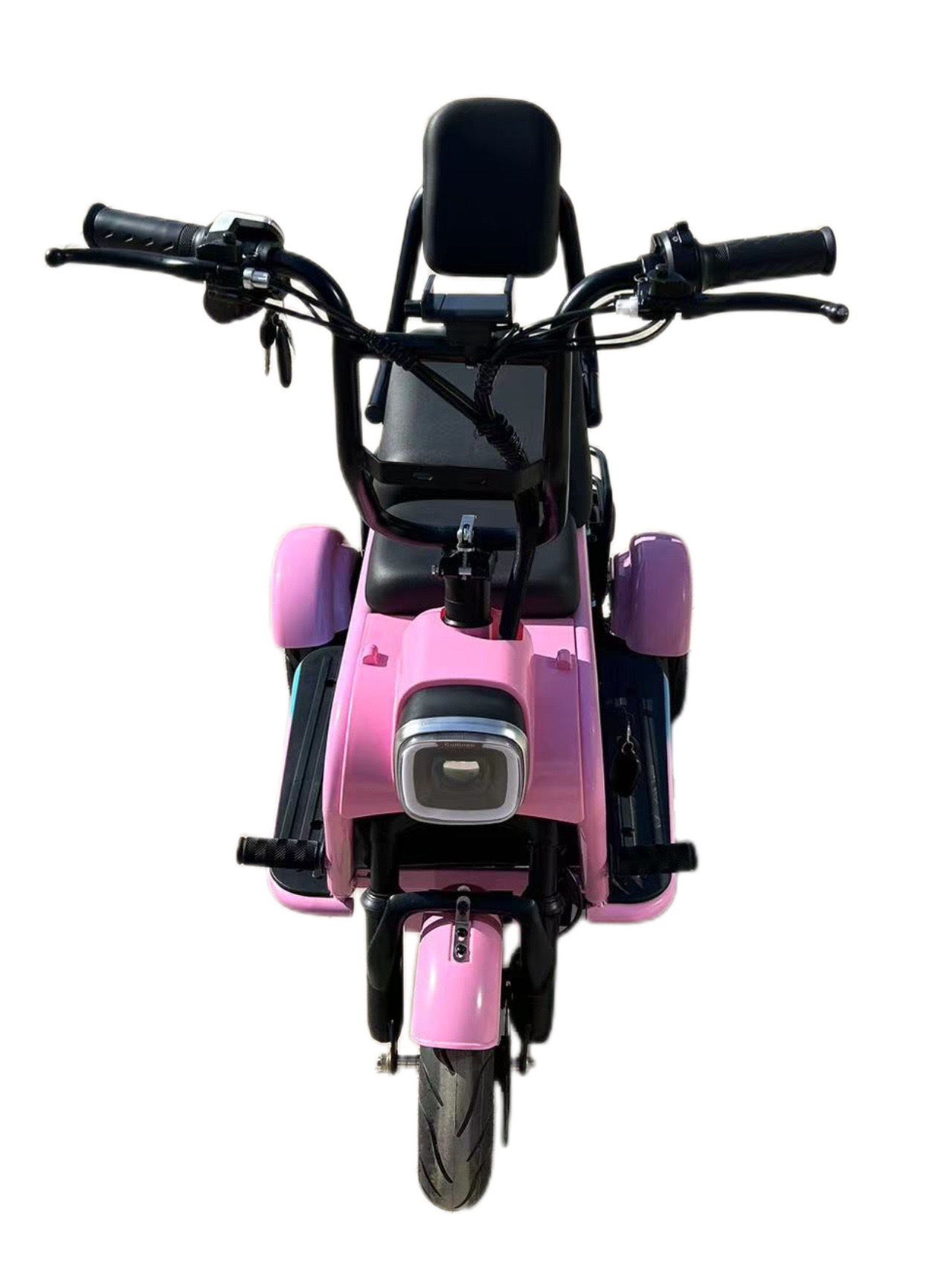 Three-wheeled electric scooter for the elderly small pet foldable parent-child mini scooter