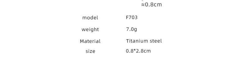 Fashion Geometric Titanium Steel Plating Earrings 1 Pair