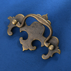 Elegant-408 European-style antique cabinet door handle, drawer cabinet door hardware bar-shaped small pull