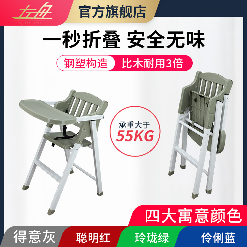 Children's handheld plastic highchair for feeding
