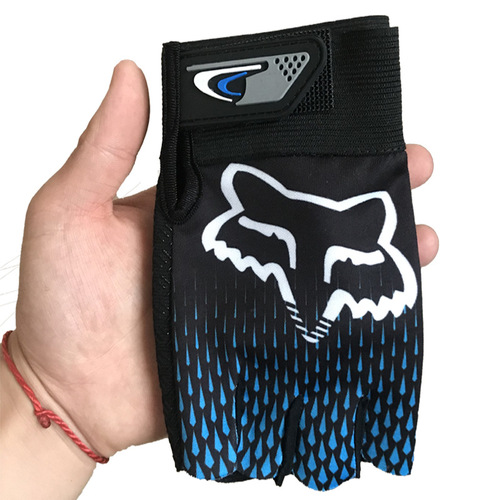 Cross-border fox head half-finger cycling gloves spring and summer breathable sports outdoor mountain climbing racing mountain bike half