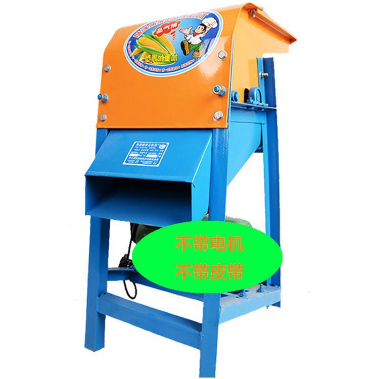 모터와 벨트가 없는 수직형 옥수수 탈곡기