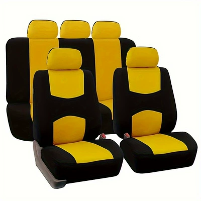 Mercado Libre, Southeast Asia | Seat cushion, seat cover - yellow-2-piece-set-single-seat
