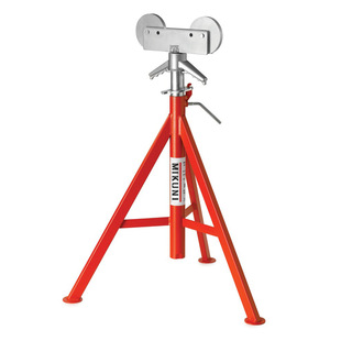 Roller head pipe rack bracket adjustable height heavy duty roller pipe bracket pipe tool steel pipe