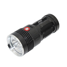 跨境热销3灯珠T6强光小钢炮手电筒LED三档户外露营工作超亮照明灯