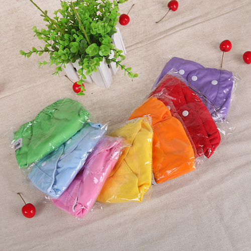 Wholesale Manufacturer Large Baby Diaper Pants Infant Potty Training Pad Solid Color Button Diaper Adjustable for 0-3 Years