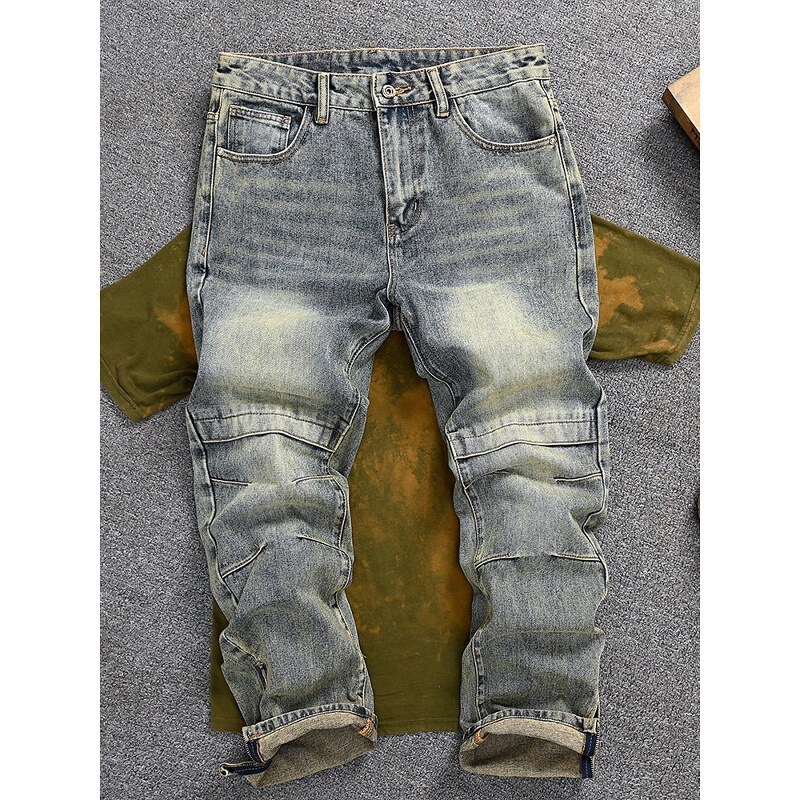 Diesel Square 2026 Youth Retro Versatile Trendy Straight Washed Vintage Jeans for Men Loose Fit Long Pants Diesel Square 2026 Youth Retro Versatile Trendy Straight Washed Vintage Jeans for Men Loose Fit Long Pants