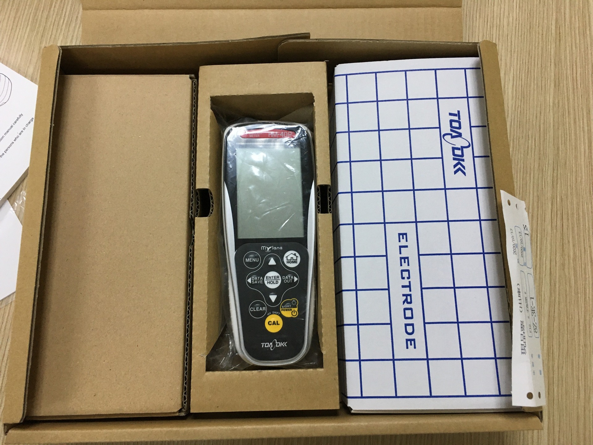 原厂东亚电波TOA-DKK便携式液体酸碱度计HM-40P