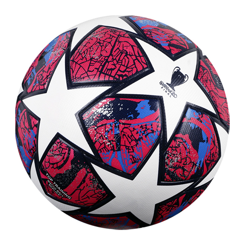 UEFA Champions League Football Hot Adhesion Football Premier League Parada sin fisuras PU4 No. 5 fábrica comercio exterior al por mayor