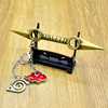 Naruto Weapon Flying Thunder Six -Ninja Four Generation Sword Metal Model Model Anime Peripherals