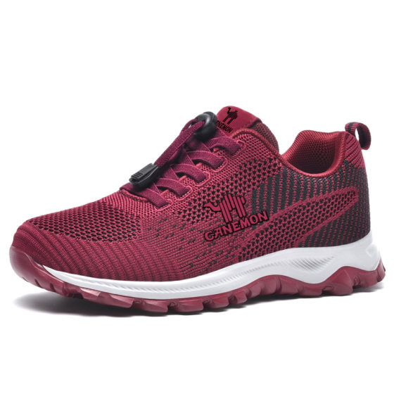 Pilot Camel Lightweight Comfortable Walking Shoes Men's and Women's Sports Leisure Travel Shoes Non-Slip Soft Bottom Old People's Shoes