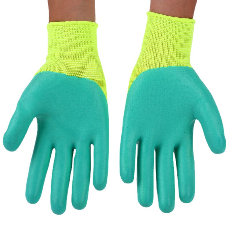 源头厂货批发零售 透气王手套双层透气王加强指 舒适好用劳保手套