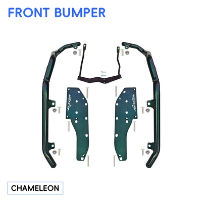 pipe bumpers, rear rack, silver – Motorcycle bumper - chameleonenhanced-front-bumper