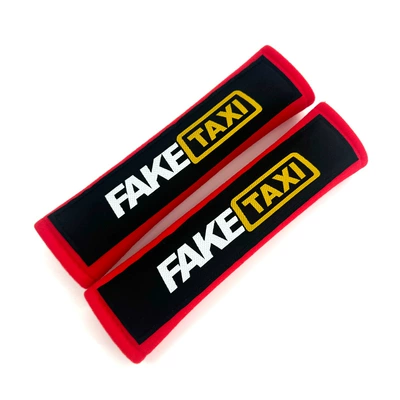 Car seat belt shoulder pad Seat belt shoulder pad - faketaxi-red