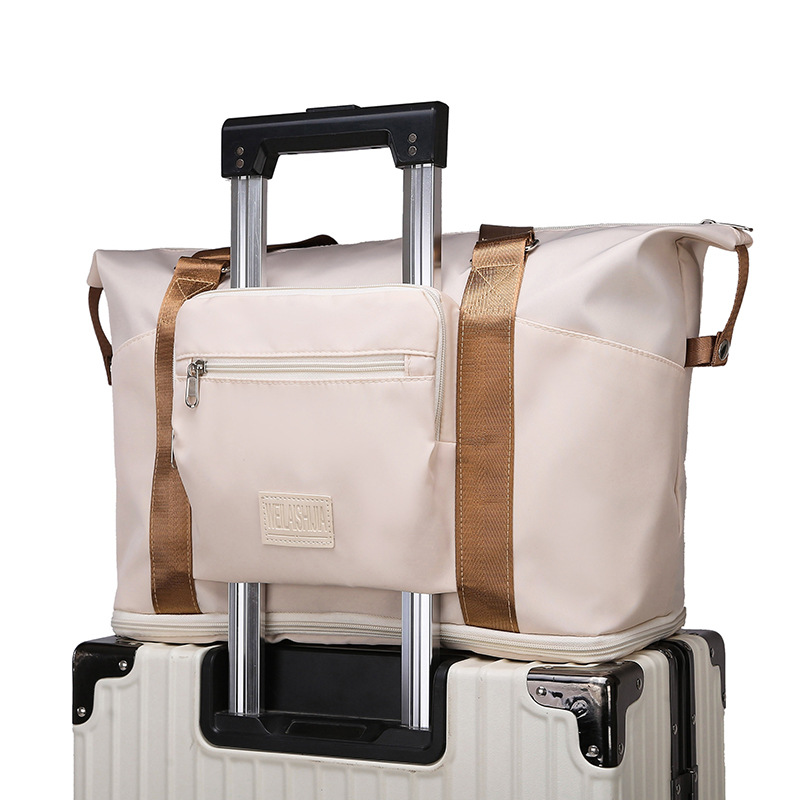 Se puede equipar con maleta trolley, bolso de viaje portátil, mochila ligera de gran capacidad para mujer, bolsa de almacenamiento para producción, bolsa de equipaje de corta distancia