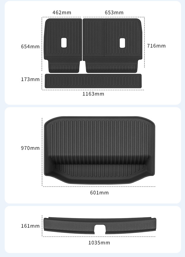 Suitable for 2026 Pengcheng N90 car floor mats, custom-made TPE floor mats, eco-friendly trunk mat, and backrest mat