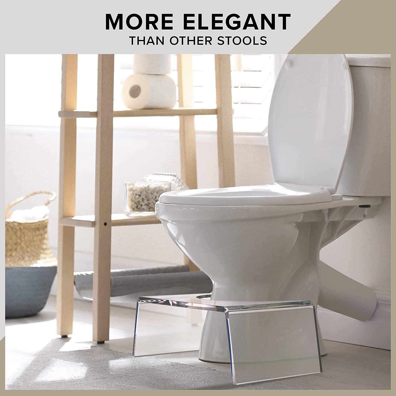 亚马逊热销儿童透明亚克力踏脚凳幼儿马桶踏脚凳如厕训练辅助工具