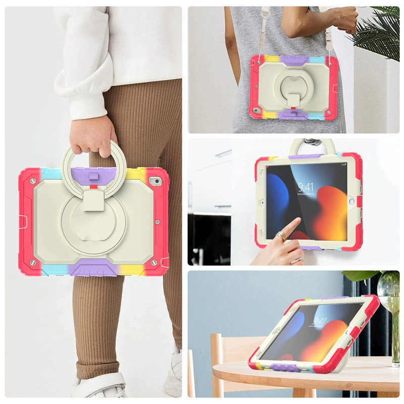 Совместимый чехол для iPad 10.2 Bare Hand Hand Rotor Rotating Rotating PC Skill Flate AIR4 PRO 11 защитный чехол