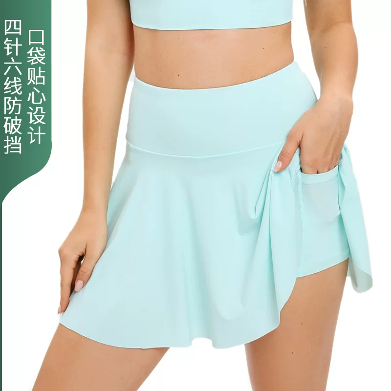 Быстросохнущая спортивная дорожная теннисная плиссированная юбка для занятий в спортзале, йоги, бега, оптовая продажа