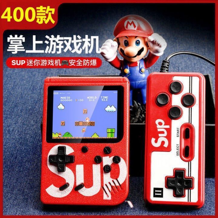 Super Cool Game Console Large Screen Handheld 400 Games Super Mario Tank 8090 Two-Player Tv Game Console