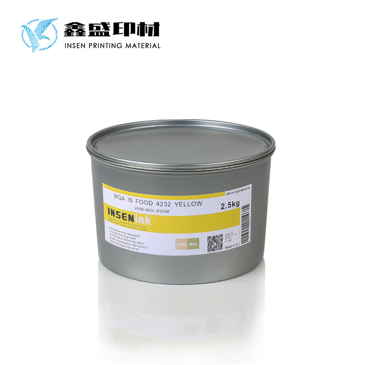 现货供应胶印印纸 符合FDA认证符合多环芳径食品级油墨2.5kg