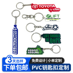 アマゾン2d滴ゴム白狐PVCキーホルダー個性アルファベット平面ソフトキーチェーンロゴカスタマイズ