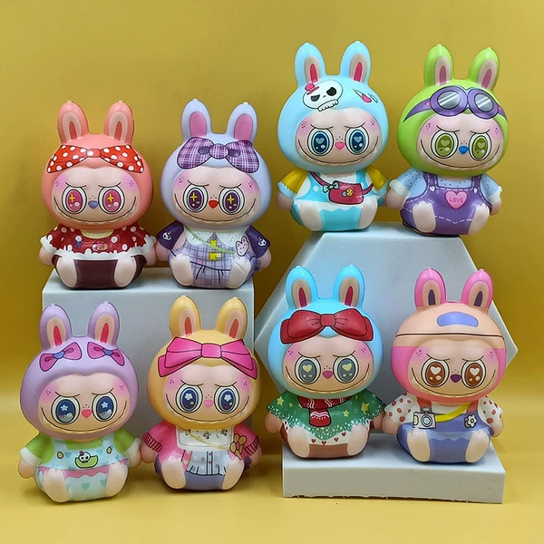 New sitting latte ragbub (mixed hair in net bag)