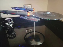 亚马逊独立站爆款星际迷航Enterprise飞船模型摆件1:1000比例装饰