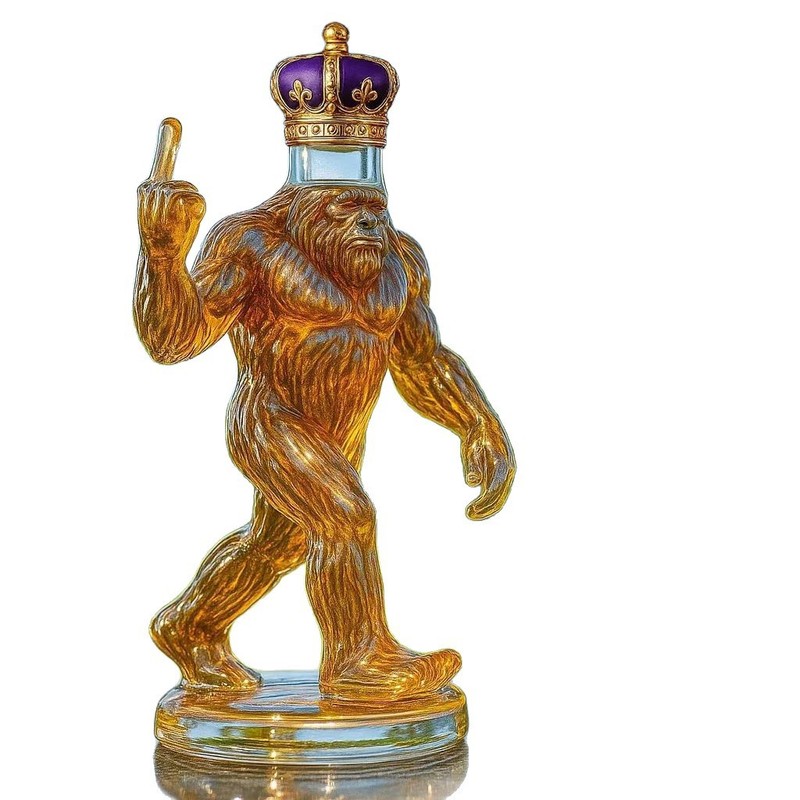 跨境新品 Funny Bigfoot Whiskey Bottle 有趣的大脚怪威士忌酒瓶|undefined