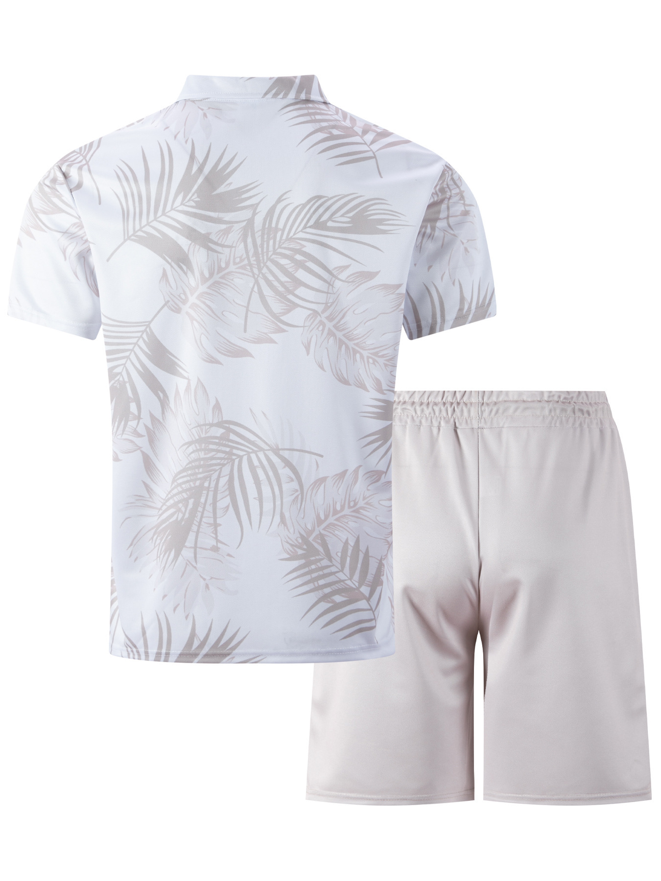 Conjunto de polo e calções de homem secagem rápida casual_voghion.com