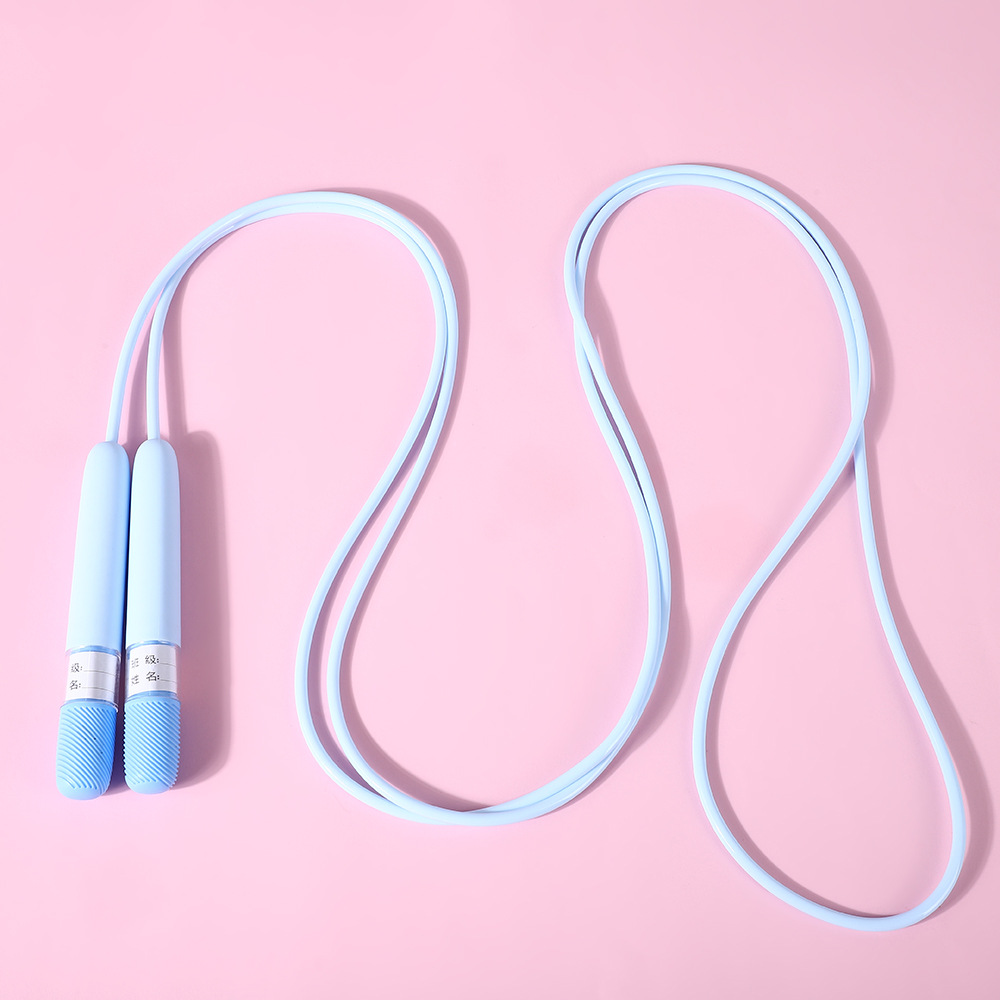 서명 가능한 PVC 레이싱 줄넘기 블루