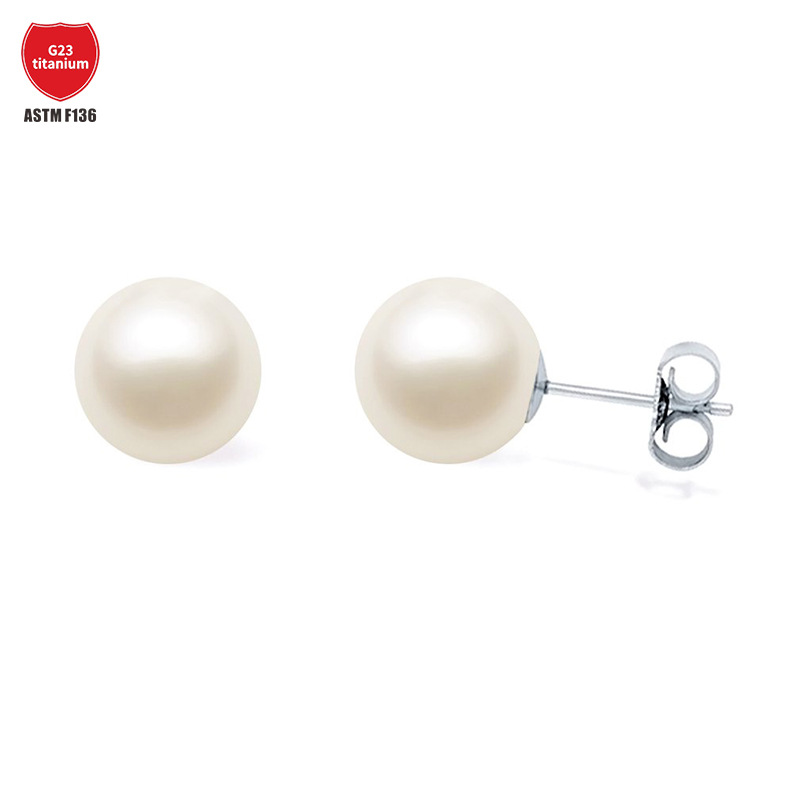 Pointed titanium steel lip stud product view