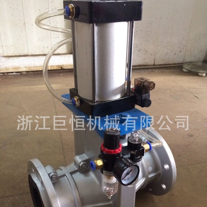 GJ641X-10L 铝合金气动管夹阀 矿浆专用气动管夹阀  气动胶管阀