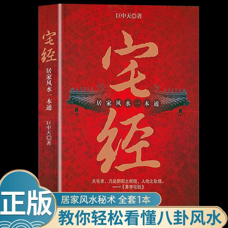 宅经 居家风水一本通正版书籍巨中天大师住宅家居风水基本知识