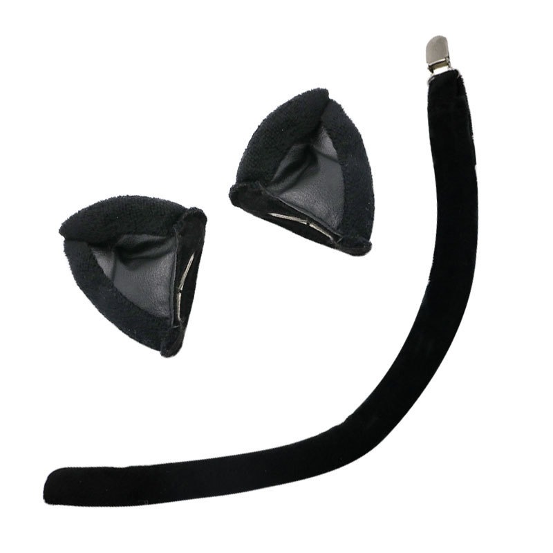 검은색 머리핀 투피스 세트