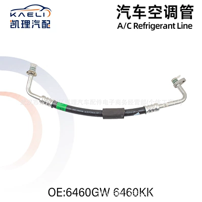 6460GW 6460KK Air Conditioning Refrigeration Pipe Suitable for Peugeot 207 206CC 206SW 207 Citroen C2