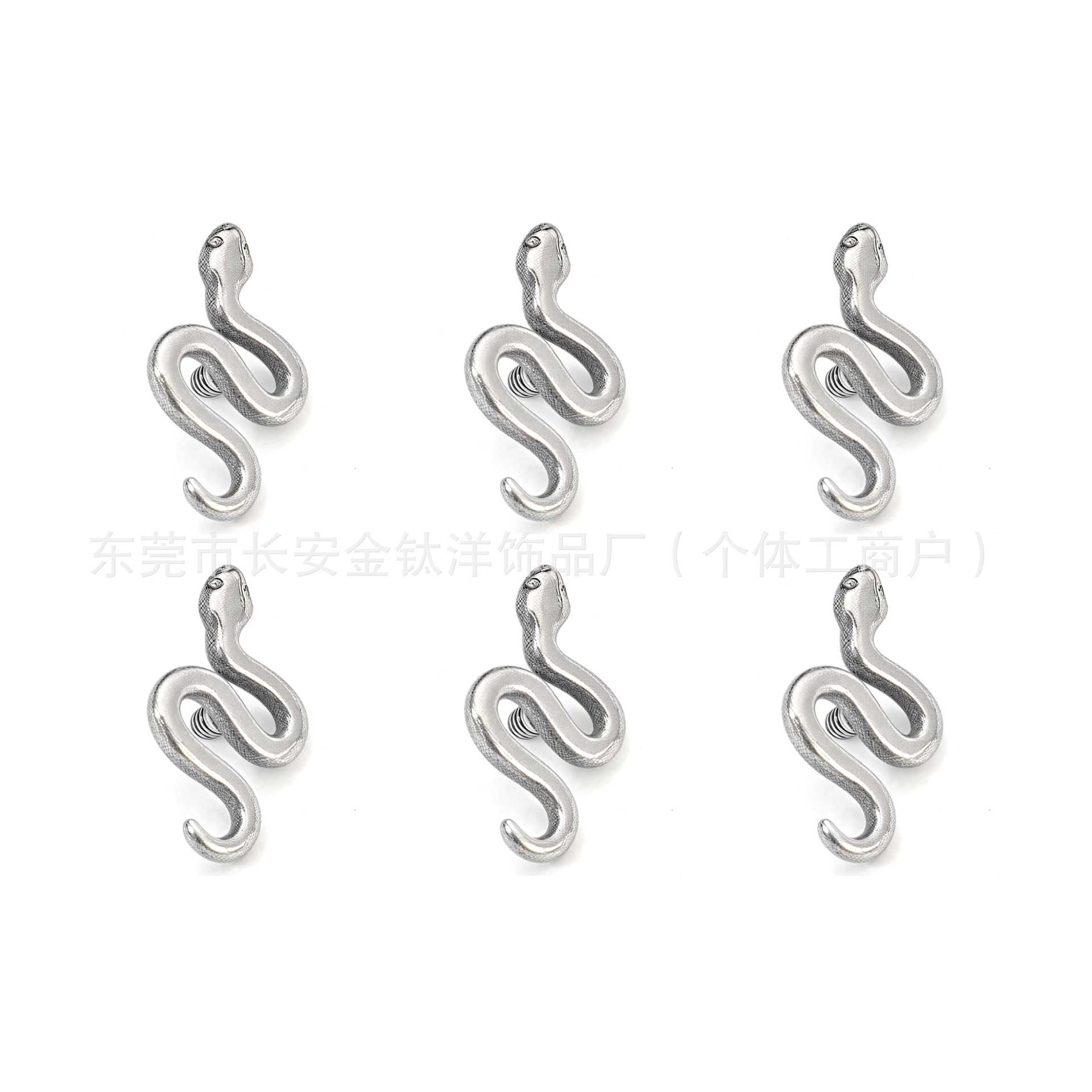 F136 Titanium 1.6mm Snake Tongue Barbell - G23 Titanium Alloy Body Piercing Jewelry for Tongue, Clavicle, Bone detail image 9